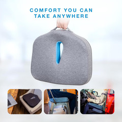 Type S Smoothing Premium Comfort Memory Foam Seat Cushion – Ergonomic Back Pain