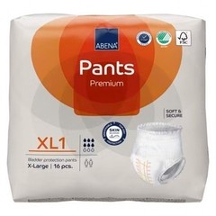 ABENA Pants XL1 Premium Pull-On Underwear XL 96 Count Moderate Absorbency