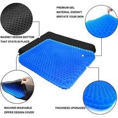 Honeycomb Gel Seat Cushion 2.5cm Thick Cooling Orthopedic Chair Car Seat Pad