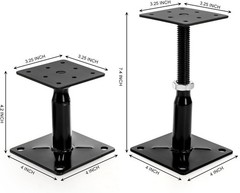 Floor Joist Jacks 4 Pack Adjustable Support for Deck Foundation and Leveling