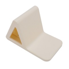 2 Pcs Shower Foot Rest No-Drill Wall Mounted For Shaving Legs (Cream Yellow)