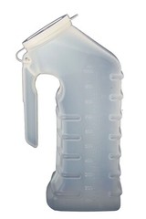 GMAX Male Urinal Uri-MAX 32 oz / 1000mL With Cover Lid Single Patient Use