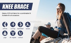Adjustable Hinged Knee Brace Support for ACL, Meniscus Arthritis & Sports, S-3XL