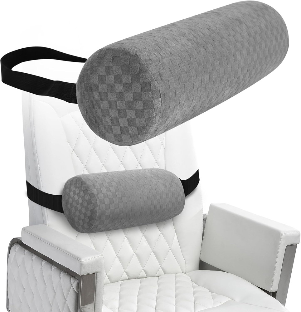 Lumbar Roll Pillow for Lower Back, Lumbar Support Foam Roll Cushion with Pillowc