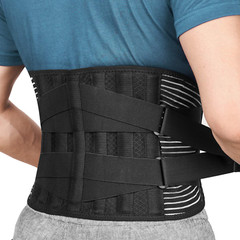 Men Women Umbilical Hernia Belt Lower Back Brace Lumbar Support Pain Relief Belt
