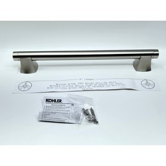 Kohler R27241-BN Rubicon 16 in. Grab Bar – Vibrant Brushed Nickel
