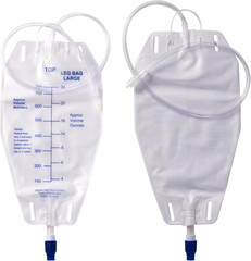 3-Pack 750Ml Nephrostomy Drainage Bag with 24-Inch Silicone Tubing | Twist Drain
