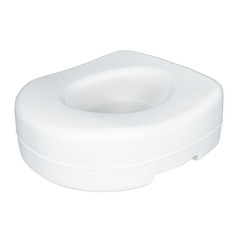 Carex B302C0 Raised Toilet Seat Riser Adds 5“ 300 lb Capacity – New in Box