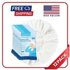 Scrubzz No Rinse Shampoo Caps – 12 Count, Fresh Scent