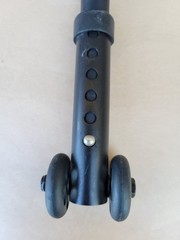 Quickie Wheelchair ANTI TIP TIPPERS WHEELS Wheelie Bars Parts Used Qxi 2 Nitrum