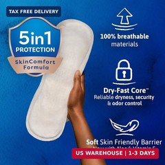 TENA Sensitive Care Extra Coverage Moderate Long Incontinence Bladder Control Pa