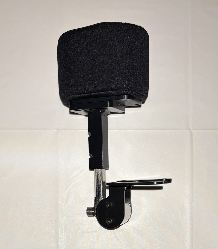 Wheelchair Center Pommel Medial Knee Block Swing Away Mount Hardware