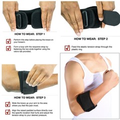 Elbow Support Brace Compression Arm Strap Pad Joint Arthritis Tendon Tennis Golf