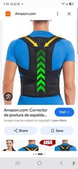 Adjustable Posture Corrector Brace, One Size Black Back & Shoulder Support