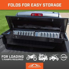 CargoSmart Truck Loading Ramp 28.5inx9inx3.7in Steel Tri-Fold Includes 1 Ramp™