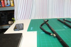 Pair of seat support arms for a 21st Century Scientific Inc Bounder Plus Off-Roa