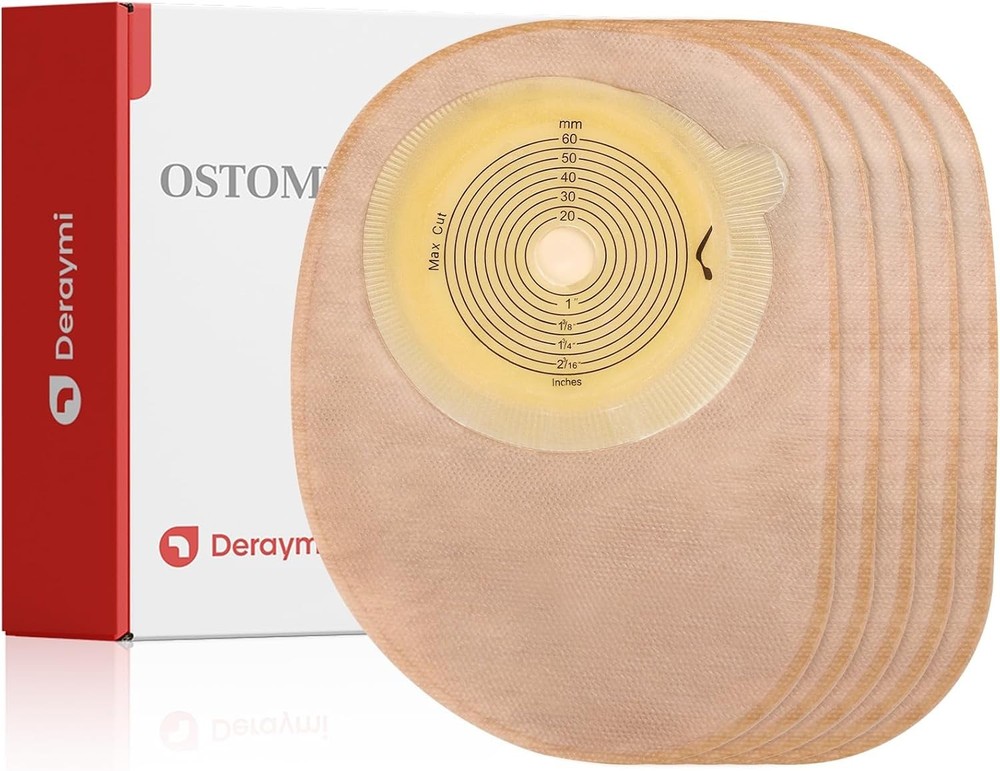 One-Piece Closed Colostomy Bags 50PCS – Cut to Fit – FAST SHIPPING!