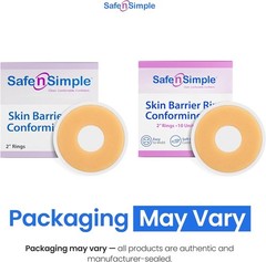 High-Tact & Stretchable 2″ Adhesive Stoma Seals – 10 Count for Comfort & Fit