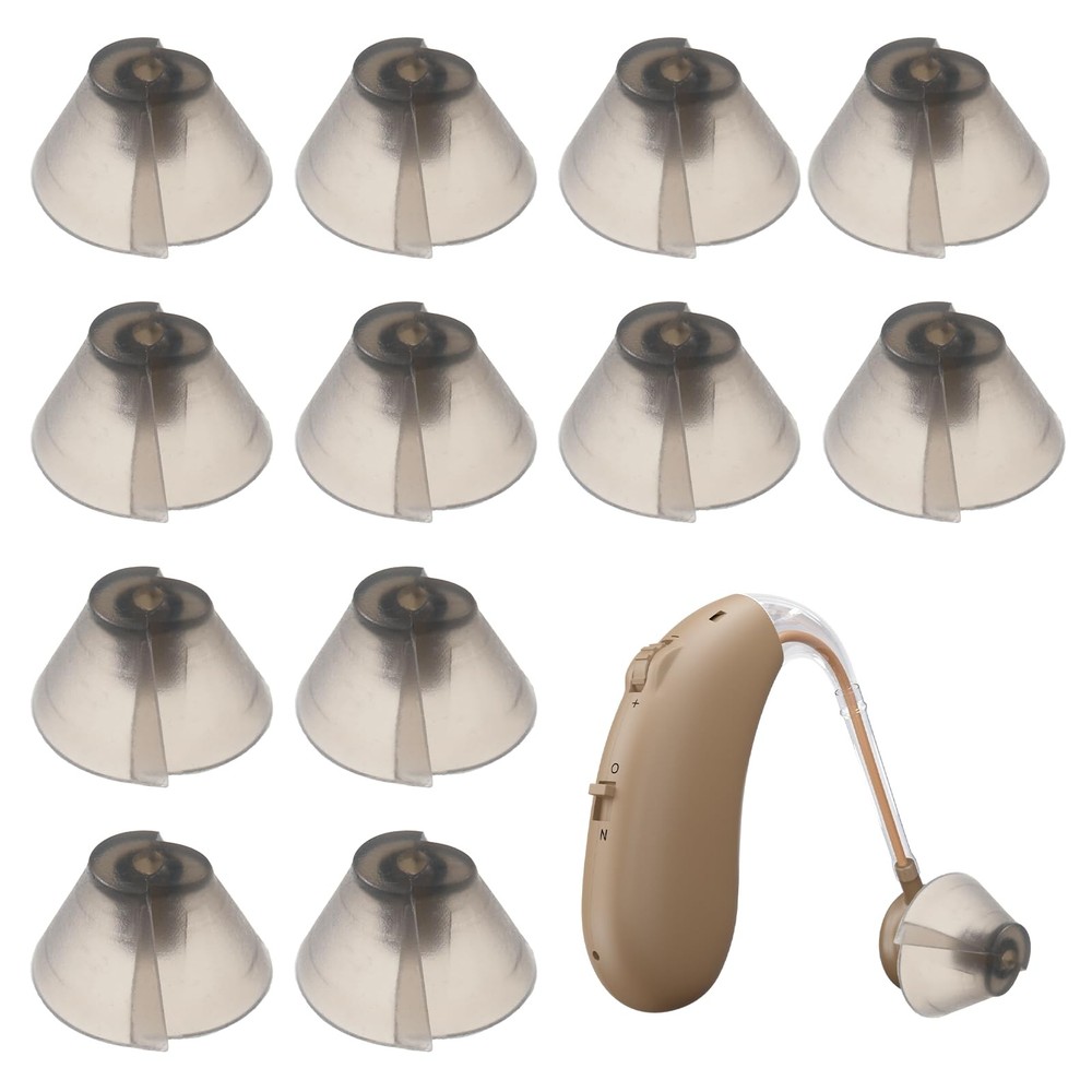 12 Pcs Hearing Aid Domes Silicone Resound Hearing Aid Domes Hearing Accessories