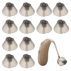 12 Pcs Hearing Aid Domes Silicone Resound Hearing Aid Domes Hearing Accessories