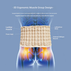 Neurogena plus lower back support belt