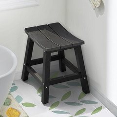 Poly Lumber Shower Bench, Shower Stool, Water Resistant & Non Slip Design Shower