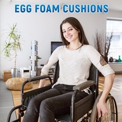 Geiserailie Pcs Egg Foam Pad Eggs 18 x 16 x 4 Inches Egg-shaped 1 Black Gray