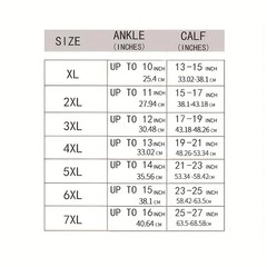 1-Pair Women‘ & Men‘ Over-the-Knee Thigh-High Compression Stockings