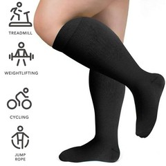 Plus Compression Socks 20-30 mmHg Medical Knee High Women Men Circulation S-4XL