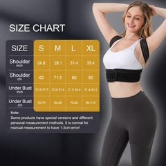Adjustable Back Brace Posture Corrector for Men & Women – Breathable Support, Pa
