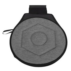 Round Car Cushion 360 Degrees Rotating Geometric Rhombic Shape Rotating Seats Cu