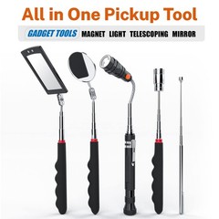Telescoping Magnetic Pickup Tool Set With 1 15 Lb Pick Up Sticks Round And Squ