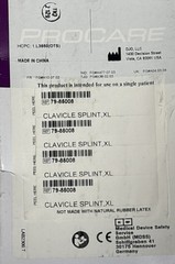 Procare Adjustable Clavicle Splint XL REF 7985008 * New, Box Damaged