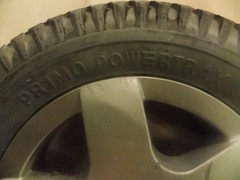 Invacare TDX SP Powertrax 3.00-8 Solid Filled Tire Wheel WheelChair FREEShipAft1