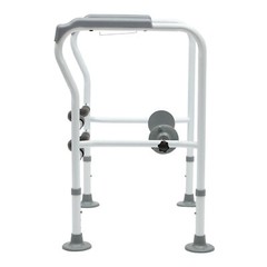 Adjustable Toilet Safety Rail Floor-Standing Grab Bar for Elderly Handicap