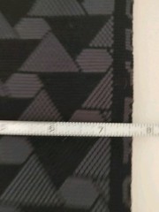 Thigh Compression Sleeves Set of 2 Black Geometric Design