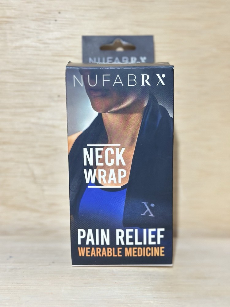 Nufabrx Pain Relieving Weighted Neck Wrap Shoulder Relief Reusable Men & Women