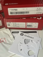 1 box Hollister 11703 CeraPlus 2 Piece Ostomy Skin Barrier Soft convex 5 Per Box