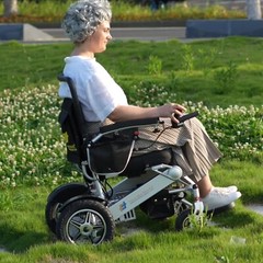 Fold And Travel Auto Fold Remote Control Lightweight Electric Power Wheelchair