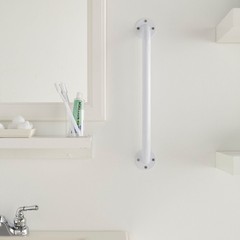 McKesson White Steel Wall Mounted Wall Grab Bar 16″ L 146-12016-3