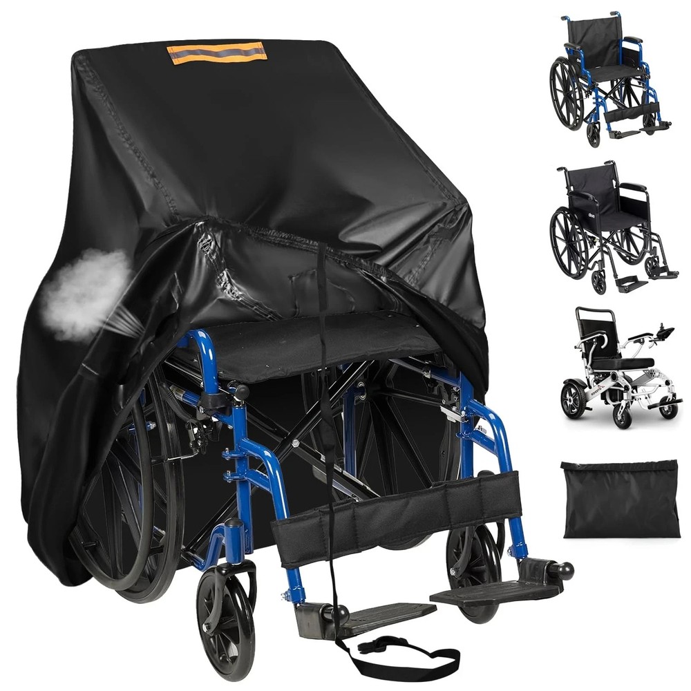 Electric Wheelchairs Cover Waterproof,420D Heavy Duty Wheelchair Cover with Air
