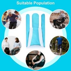 KkaFFe Sock Aid Device for Seniors, Aids One Size, Blue and White