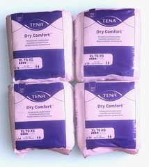 TENA Dry Comfort Protective Underwear XL 55-66 New Sealed/4 Packs Of 14