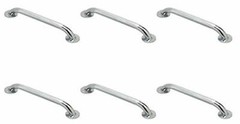 Safety Grab Bar-Textured Rust Resistant Stainless Steel-12 Inches -Case of 6