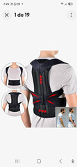 Adjustable Posture Corrector Brace, One Size Black Back & Shoulder Support