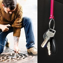 Flexible Magnetic Pickup Tool,Bendable Grabber Tool with 4 Claws & Strong Mag…