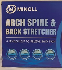 Minoll Arch Spine & Back Stretcher-Relieve Back Pain-Easy to Use-NIB