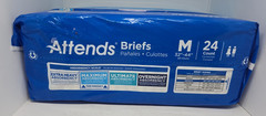 Attend Briefs M (32″-44″ ) Men Women Unisex 24 Count Maximum Absorbency USA Made