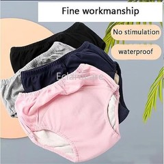 1x Adult Cotton Incontinence urine Underwear Reusable Breathable Leak Protection