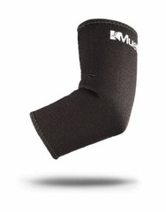 Mueller Elbow Sleeve Soft, Contoured, Neoprene Blend, Extra Long, Black